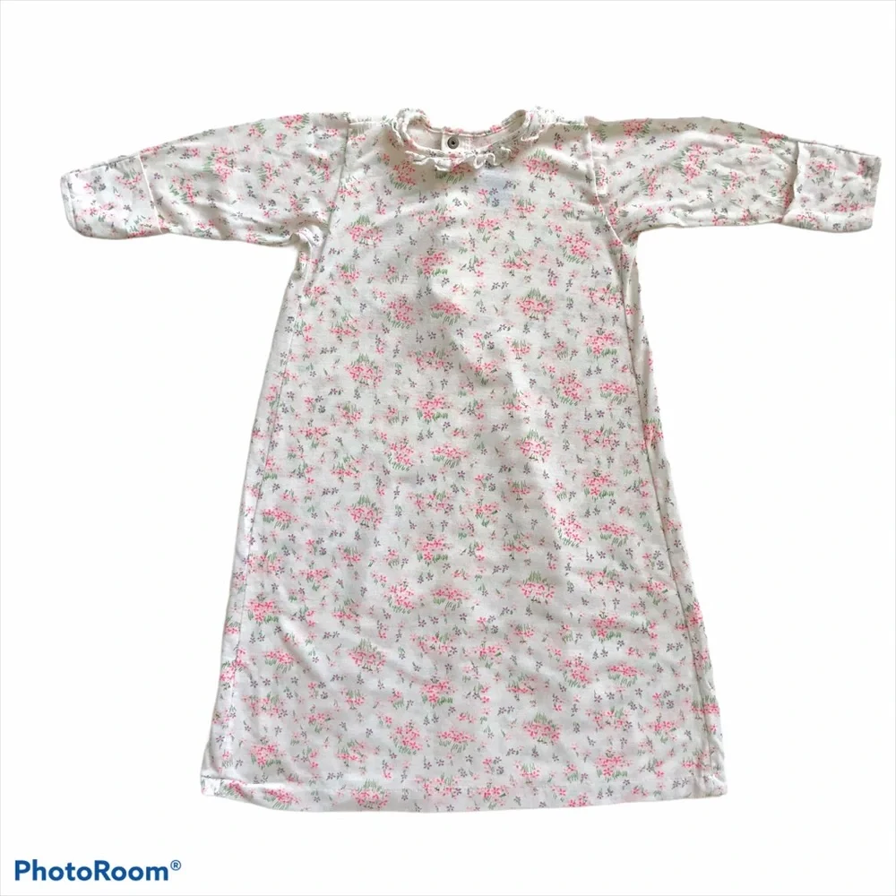 Vintage Carter’s Floral Layette Gown
